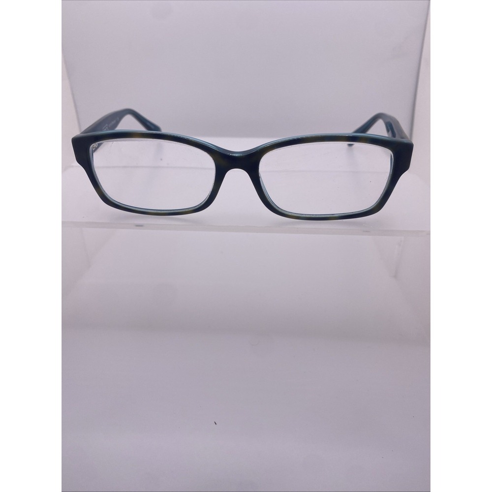 Coach Eyeglasses Women FRAMES ONLY HC 6040 Brooklyn 52-16-135 Tortoise Teal 371 - Picture 5 of 16